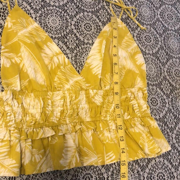 Womens XL Sim & Sam Cropped Top Spaghetti Straps Halter Sleeveless - Picture 7 of 10